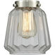 Franklin Restoration Chatham 1 Light 6 inch Polished Chrome Mini Pendant Ceiling Light in Incandescent, Clear, Franklin Restoration